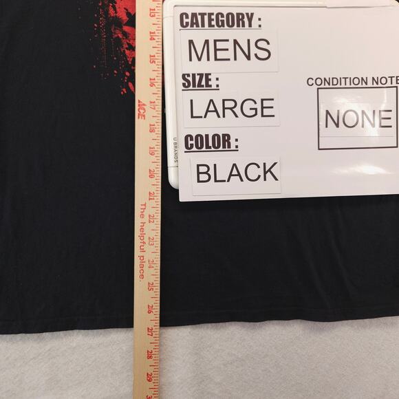 Friday the 13th Movie Crew Neck Short Sleeve Graphic T Shirt Mens Size L Black - Picture 8 of 9